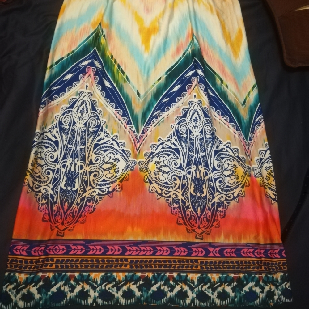 Vintage Sleeveless Maxi Dress